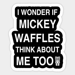 Waffles D.A.T. Sticker